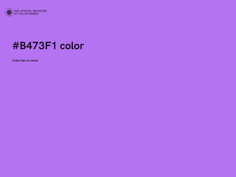 #B473F1 color image