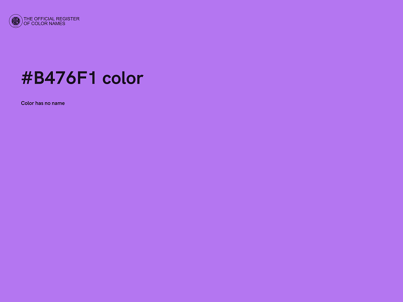 #B476F1 color image