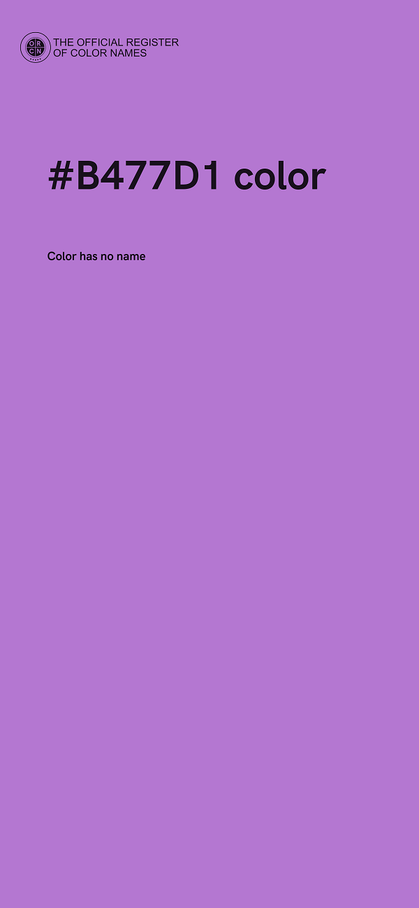 #B477D1 color image