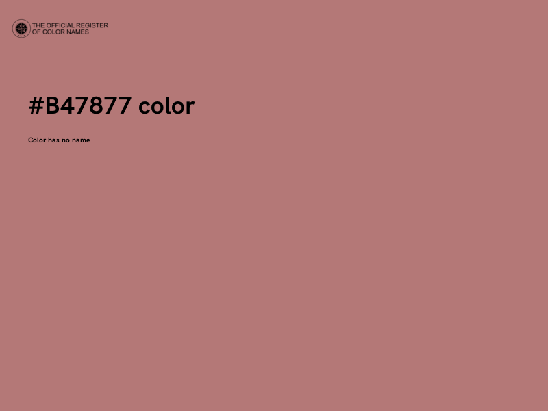 #B47877 color image