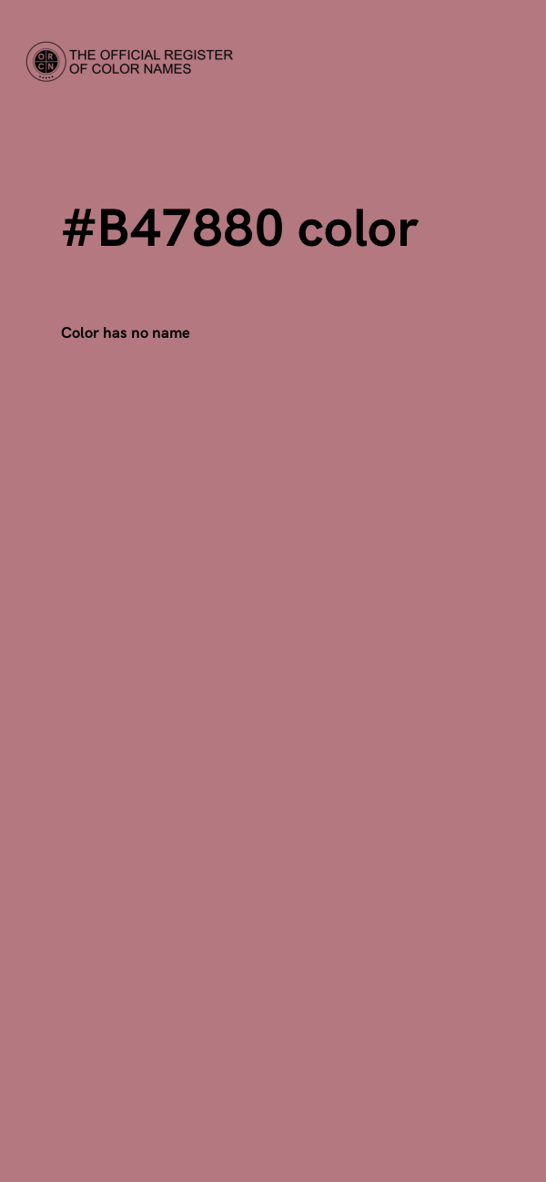 #B47880 color image