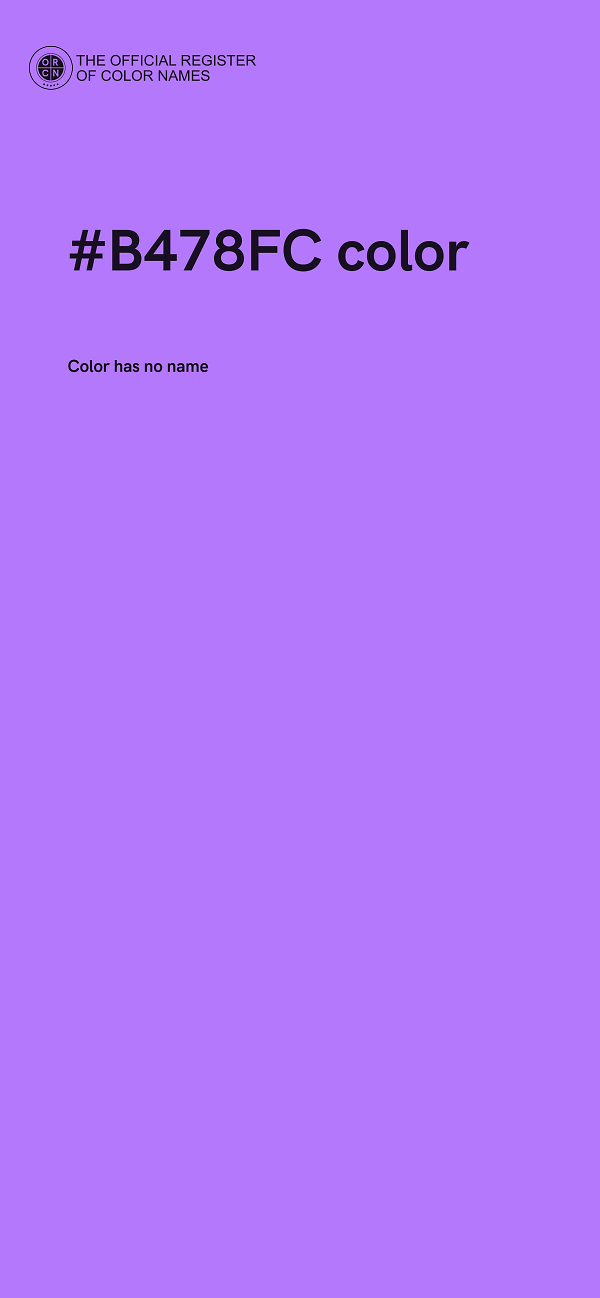 #B478FC color image