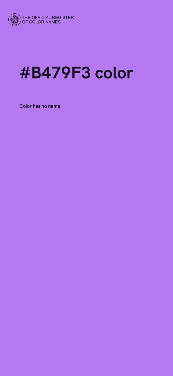 #B479F3 color image