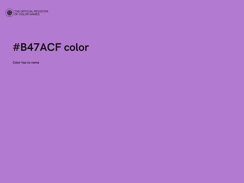 #B47ACF color image