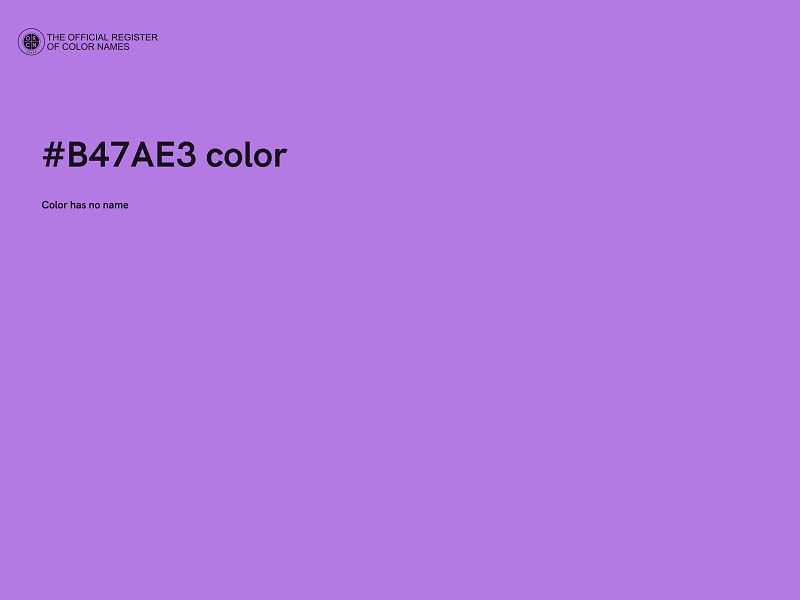 #B47AE3 color image