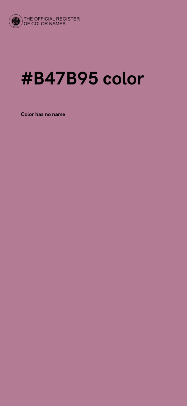 #B47B95 color image