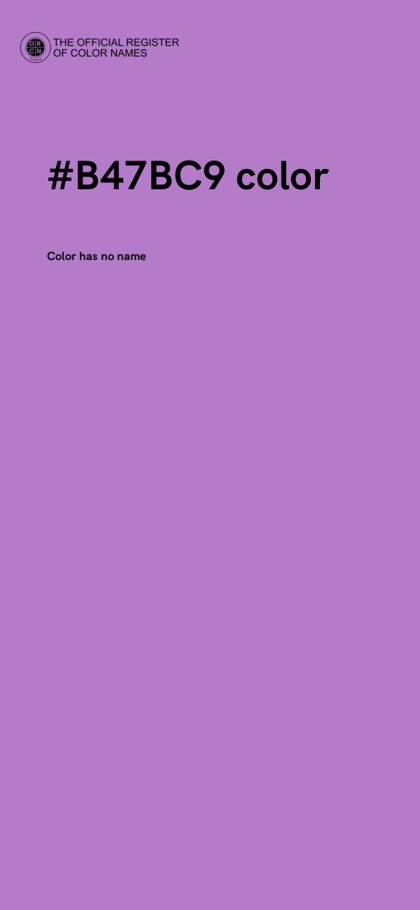 #B47BC9 color image
