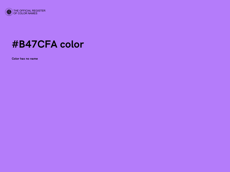 #B47CFA color image