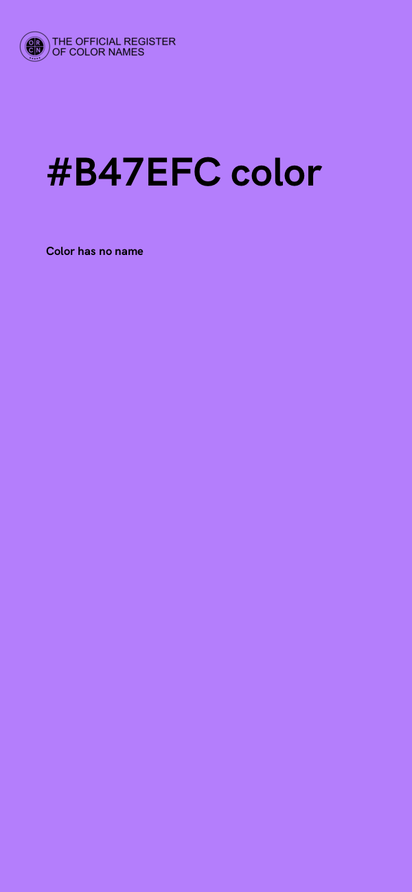 #B47EFC color image