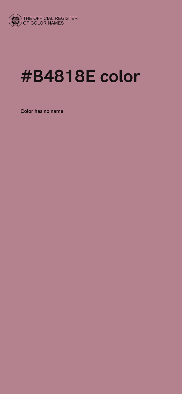#B4818E color image