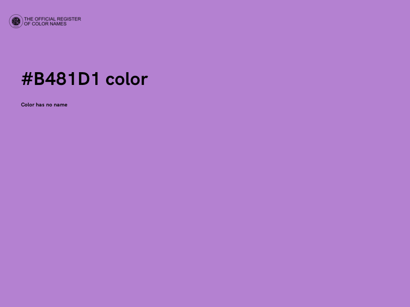 #B481D1 color image