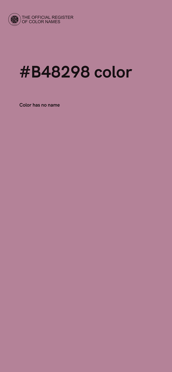 #B48298 color image