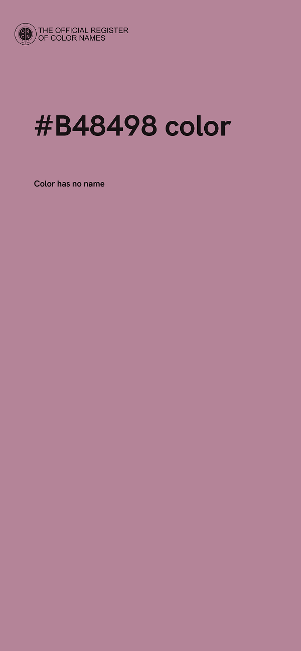 #B48498 color image