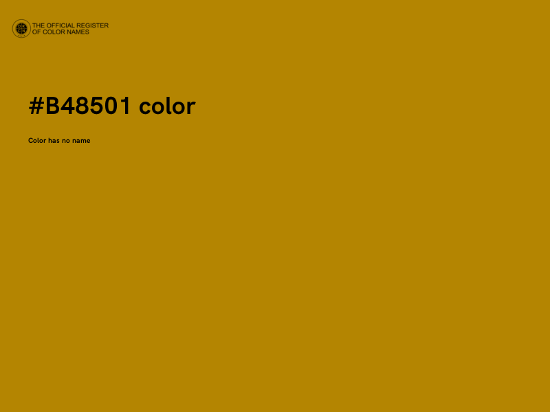 #B48501 color image