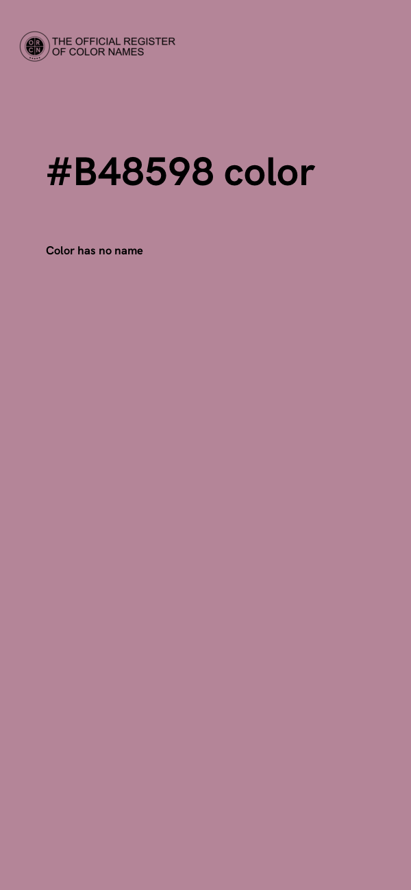 #B48598 color image