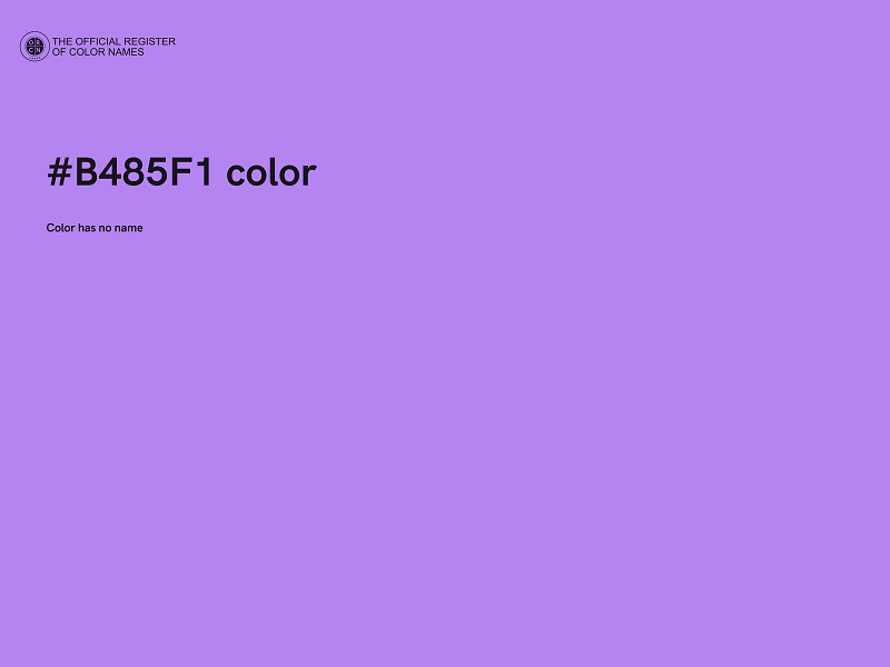 #B485F1 color image
