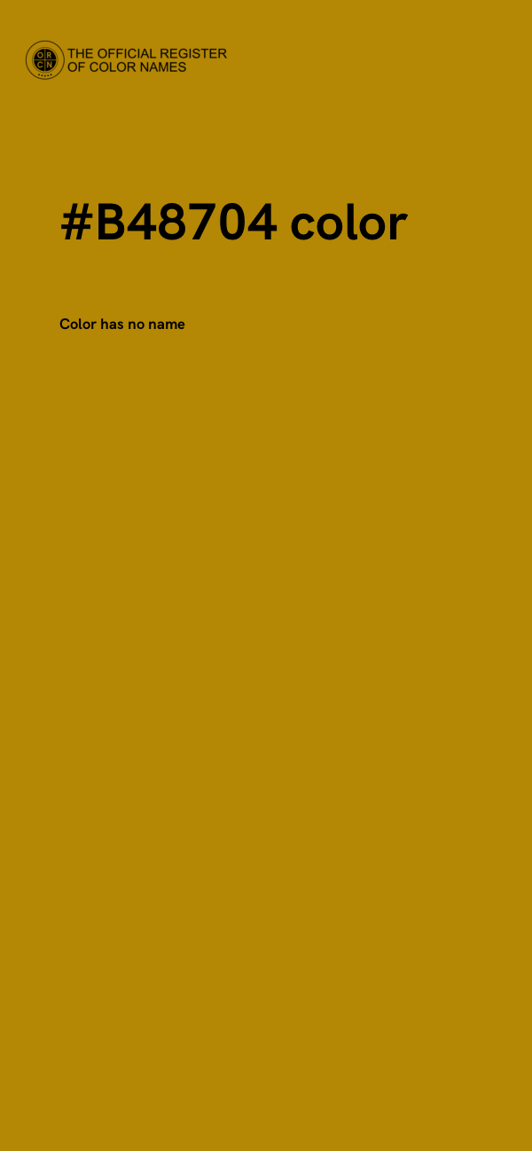 #B48704 color image