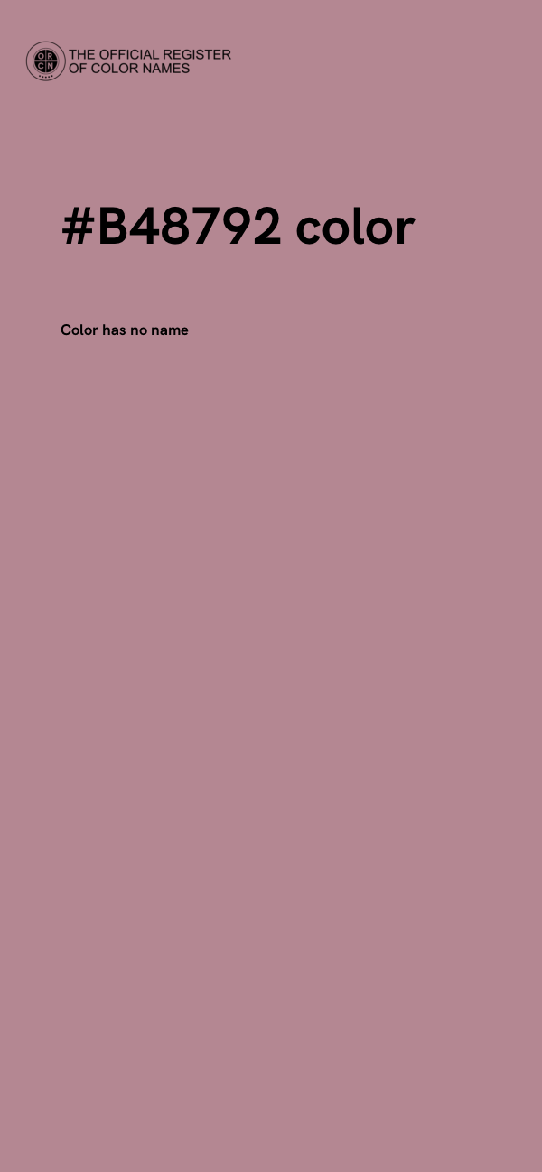 #B48792 color image