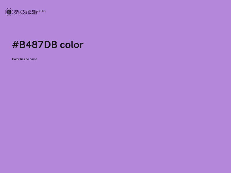 #B487DB color image