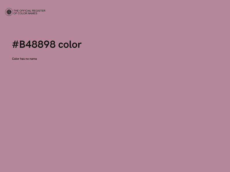 #B48898 color image