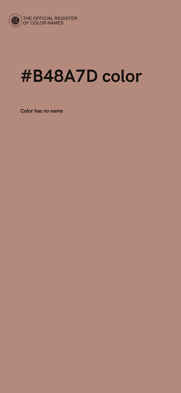 #B48A7D color image
