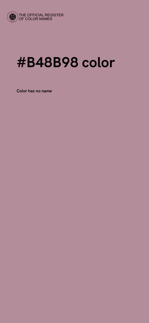 #B48B98 color image