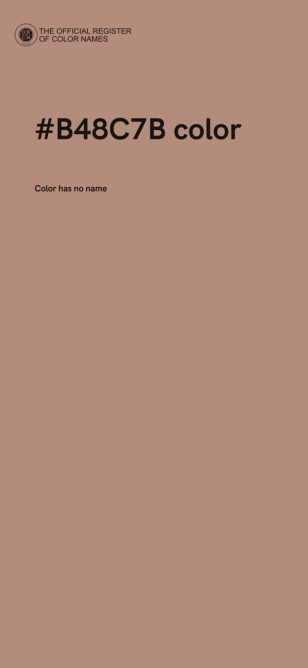 #B48C7B color image
