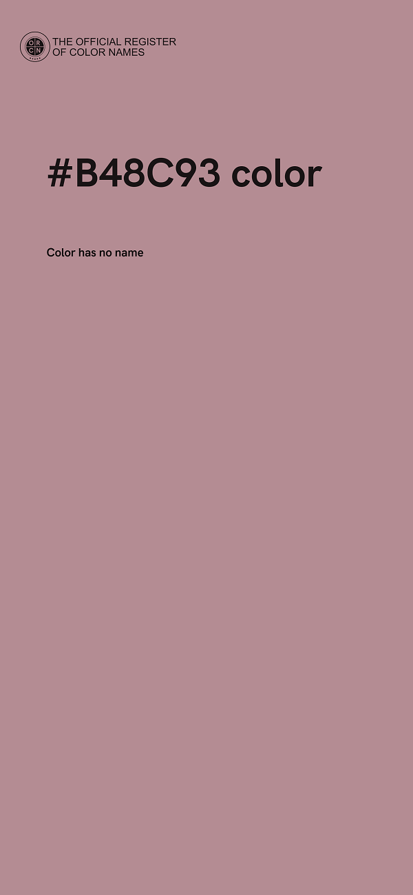 #B48C93 color image