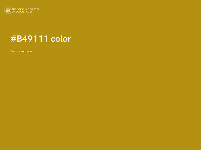 #B49111 color image