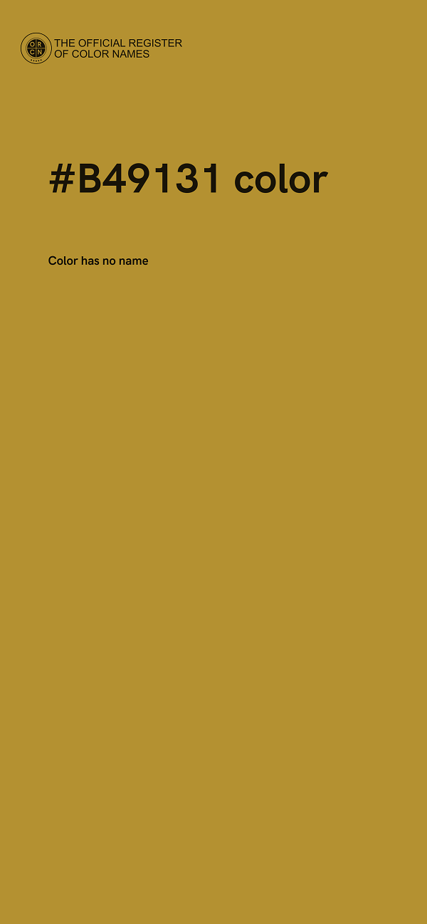 #B49131 color image