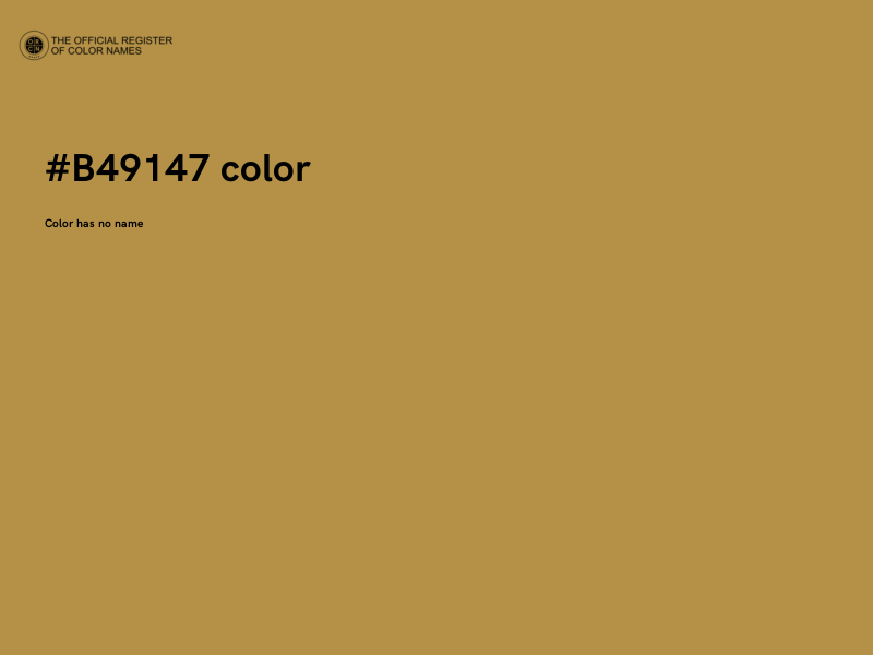 #B49147 color image