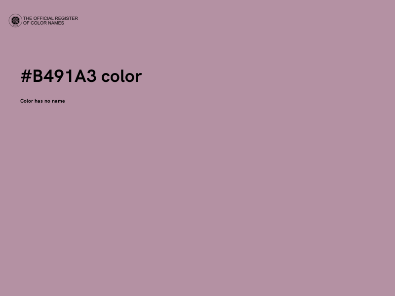 #B491A3 color image