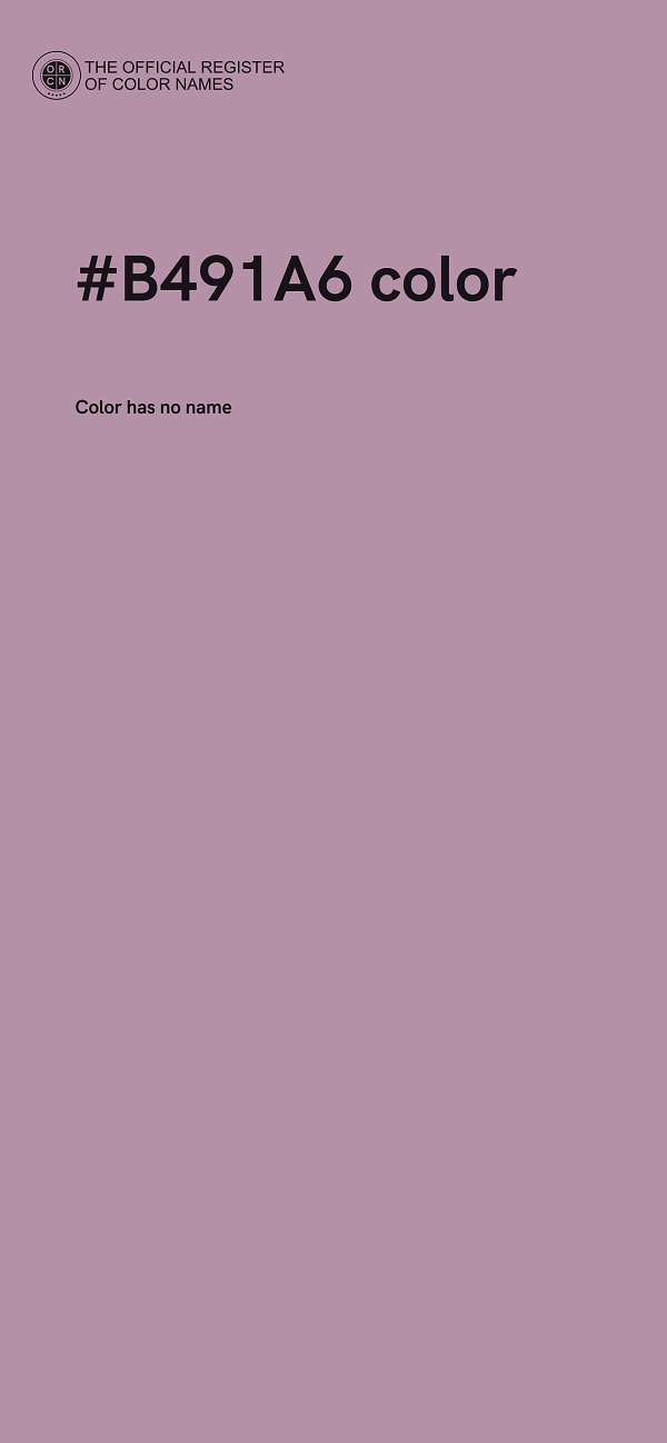 #B491A6 color image