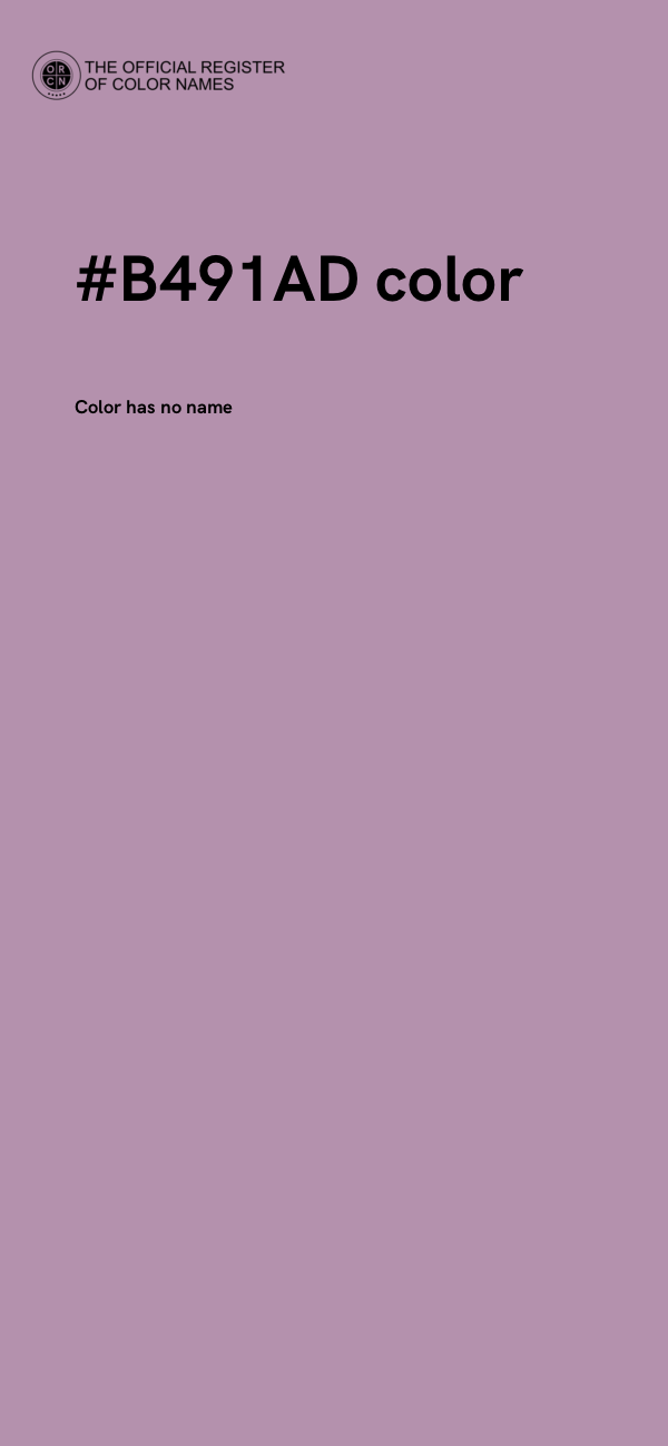 #B491AD color image
