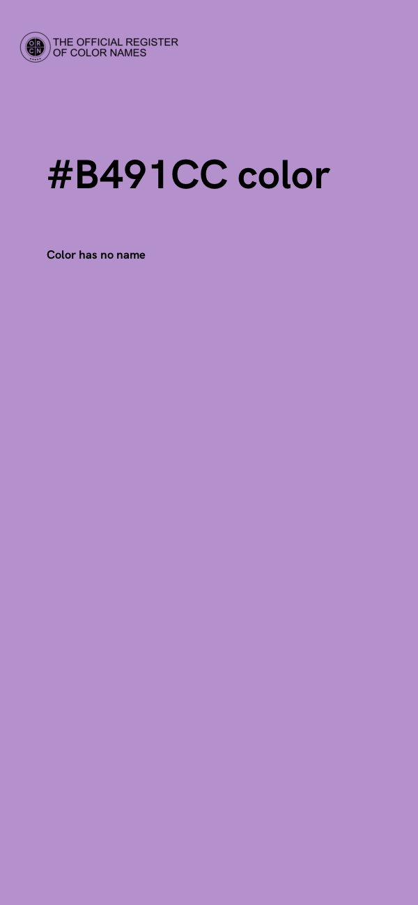 #B491CC color image