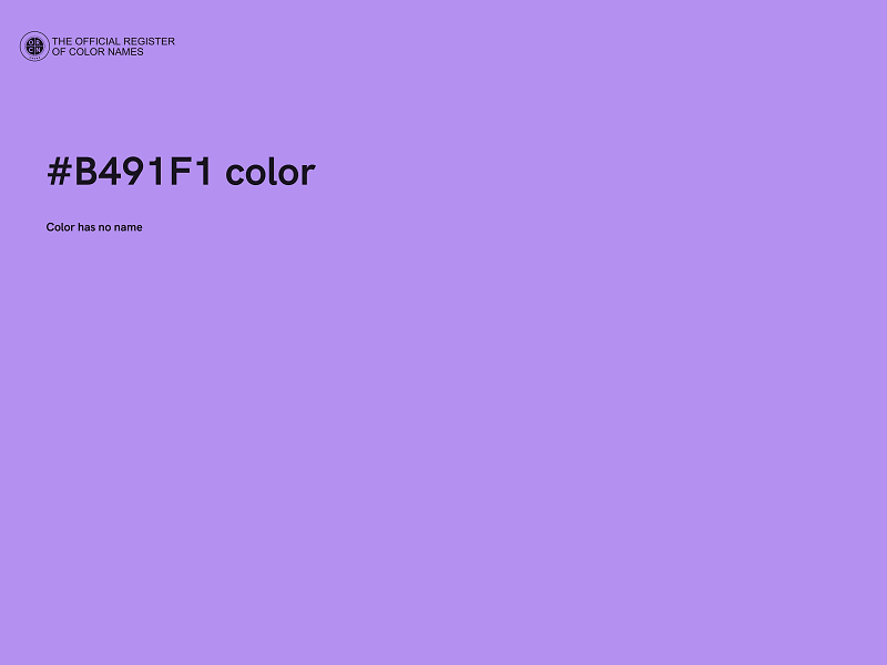 #B491F1 color image