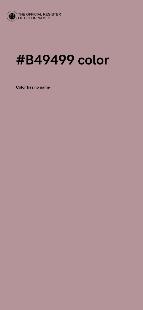 #B49499 color image
