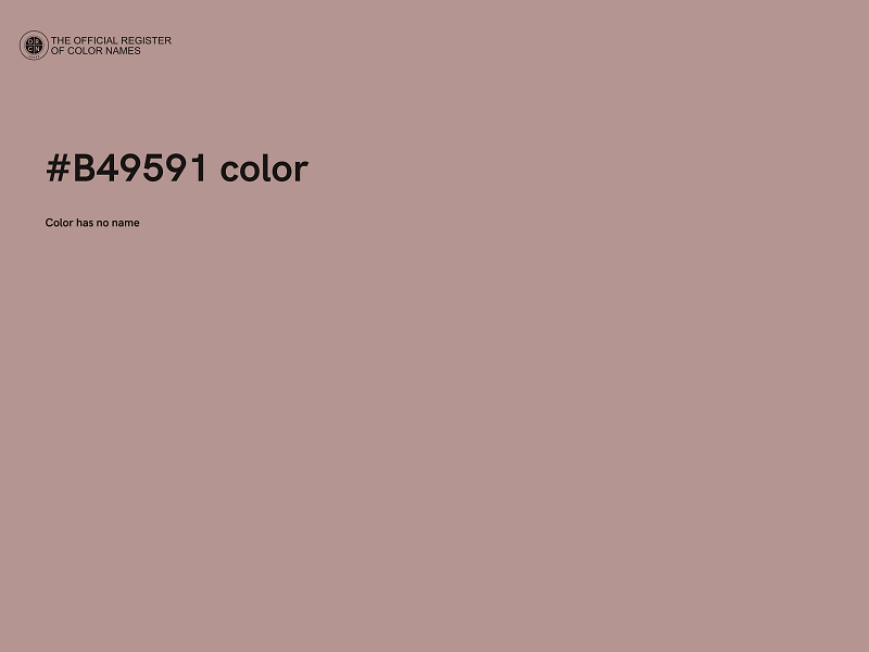 #B49591 color image