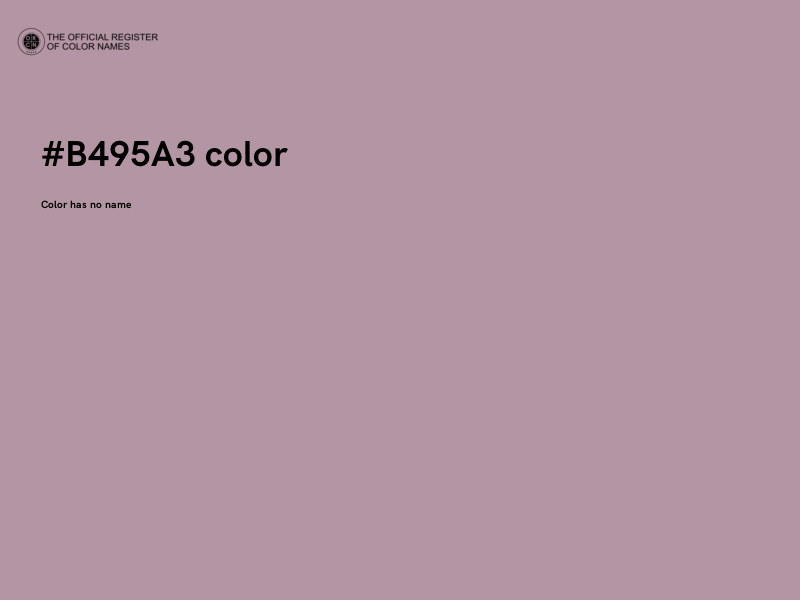 #B495A3 color image
