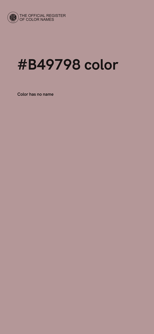 #B49798 color image