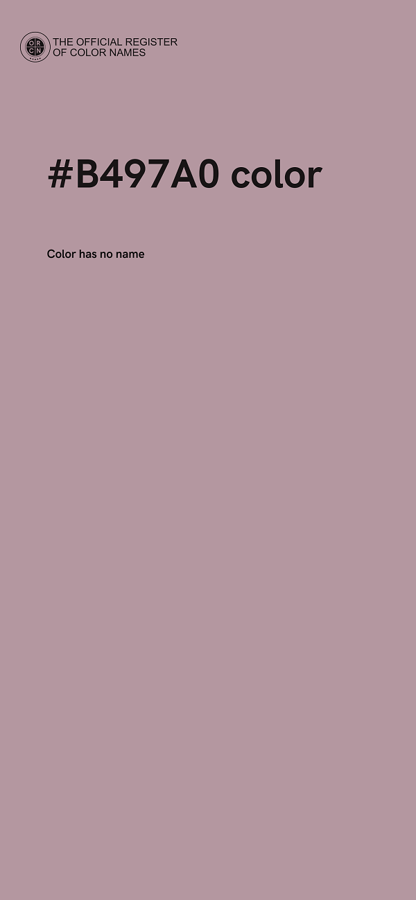 #B497A0 color image