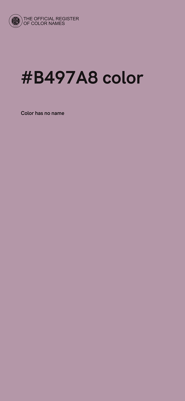 #B497A8 color image