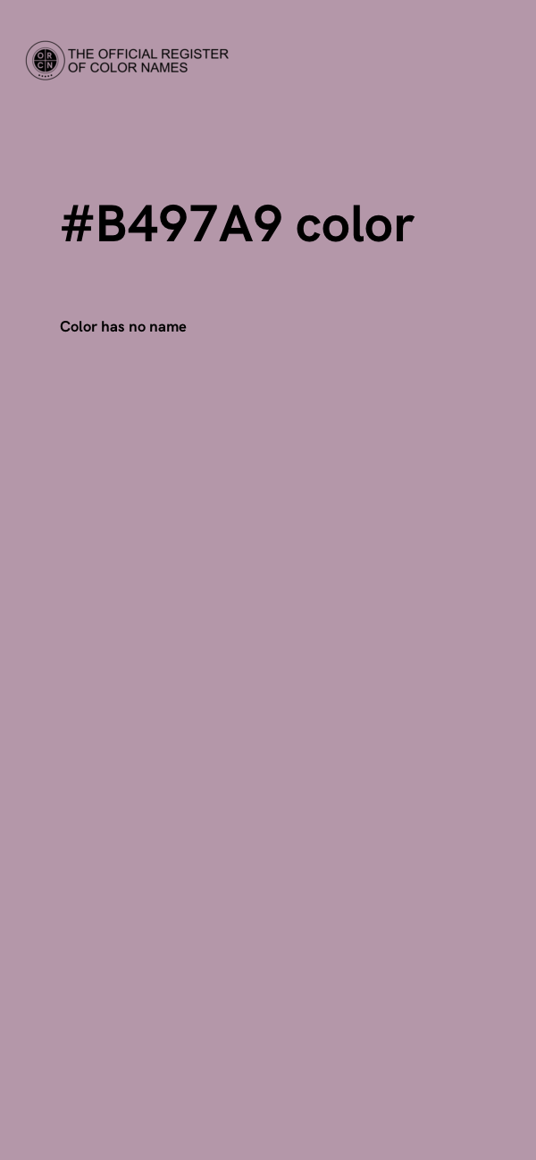 #B497A9 color image
