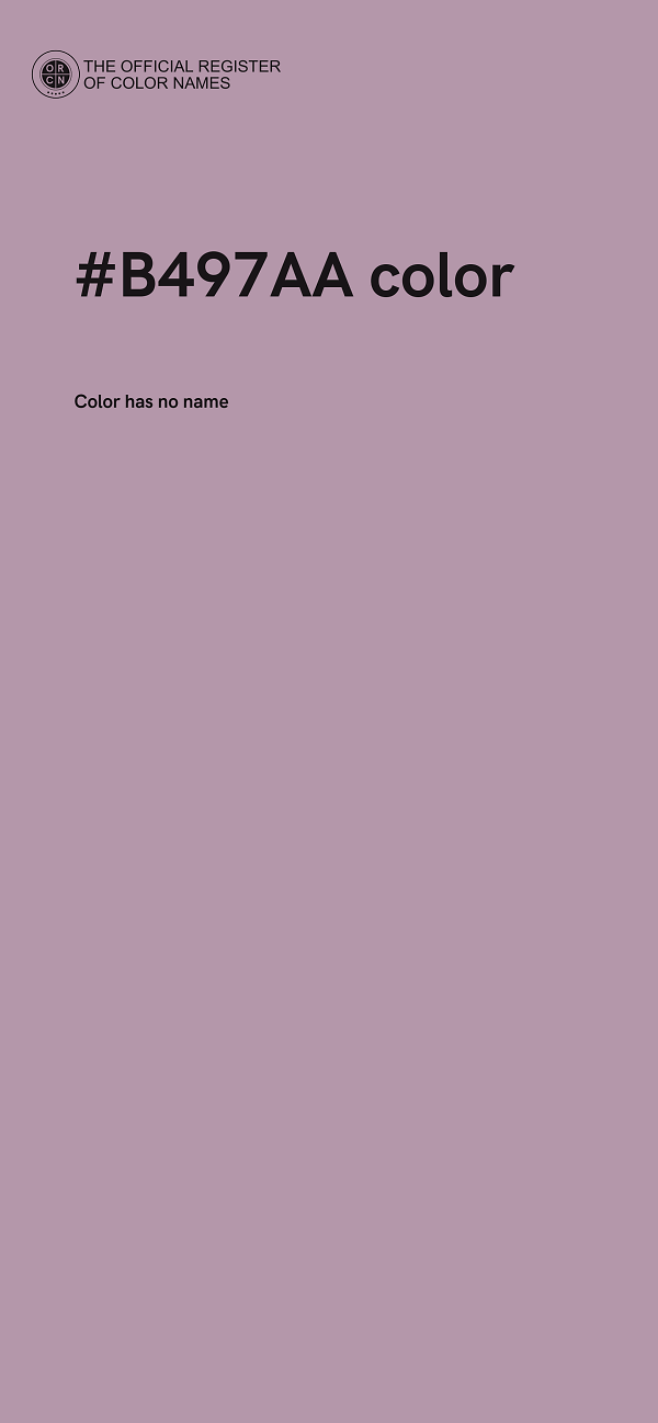 #B497AA color image
