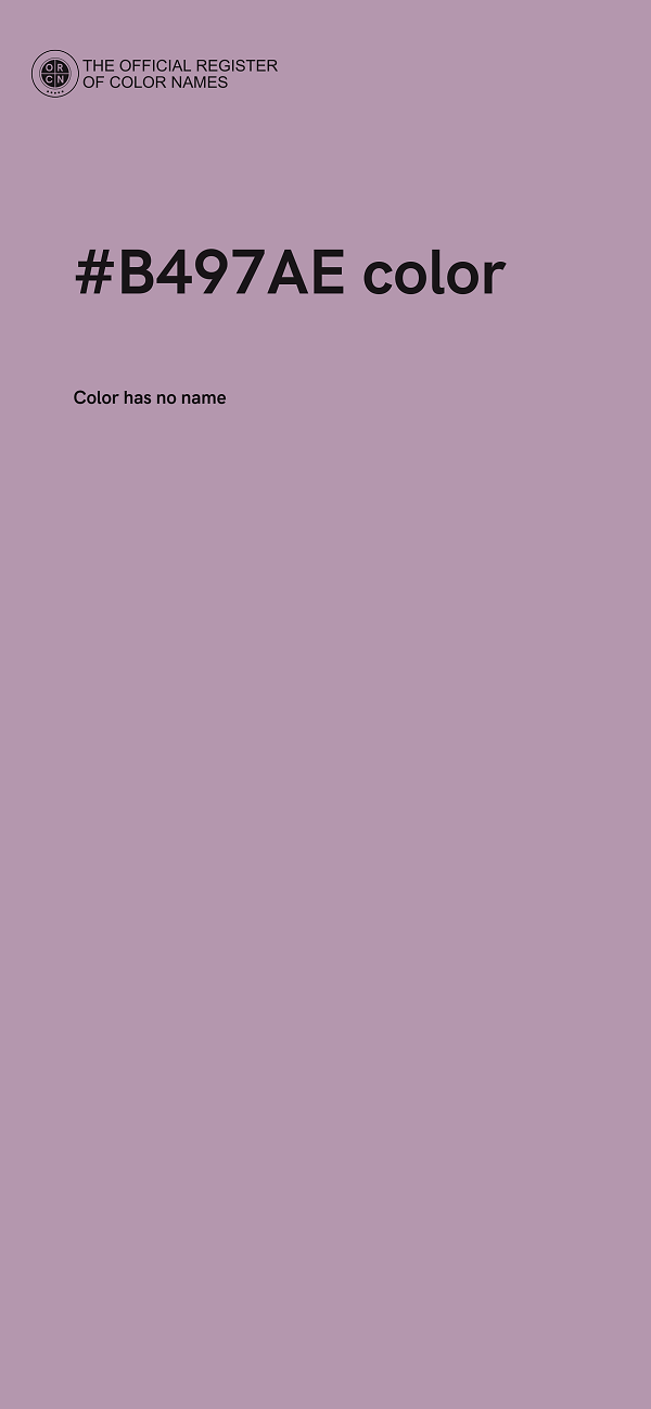 #B497AE color image