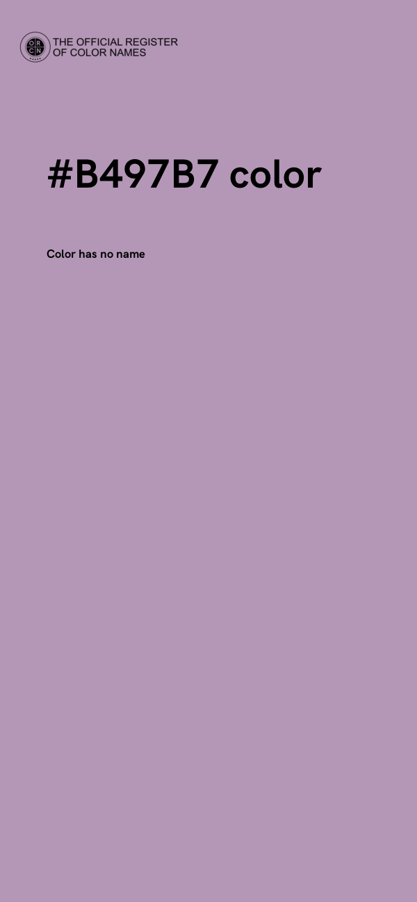 #B497B7 color image