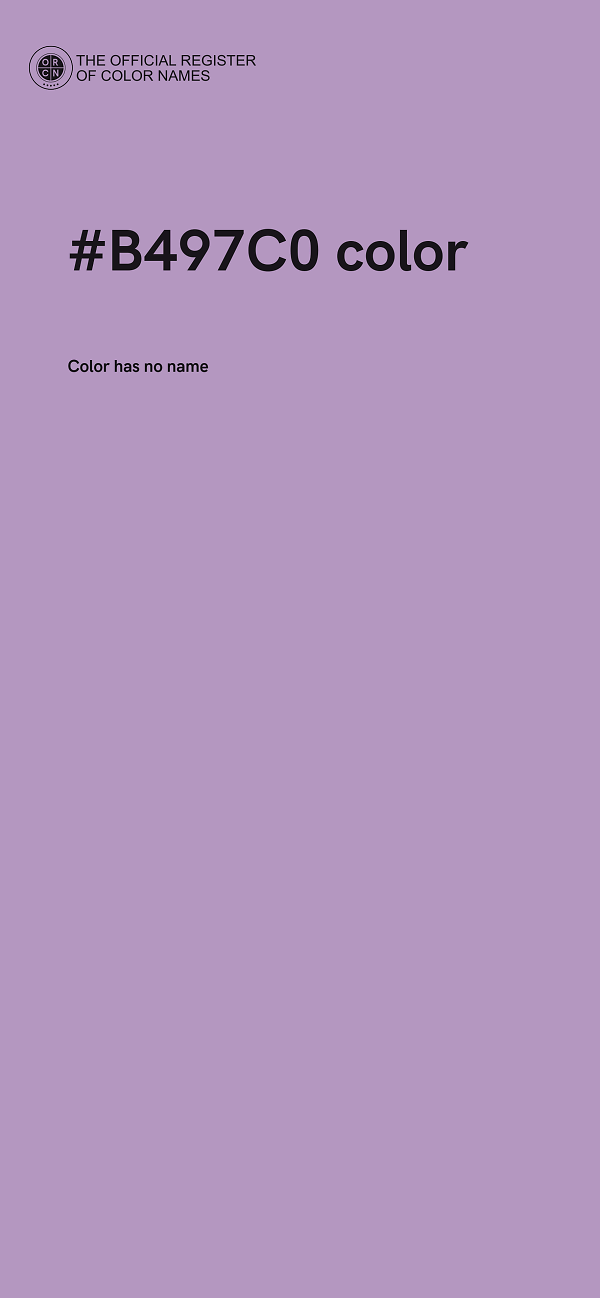 #B497C0 color image