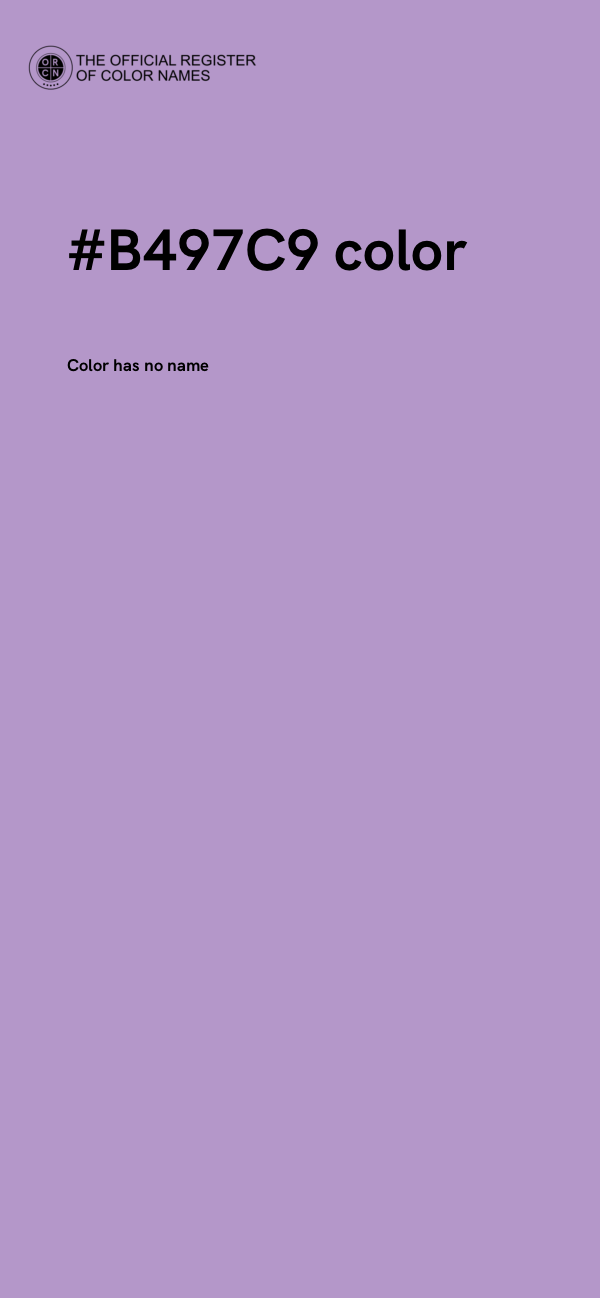#B497C9 color image