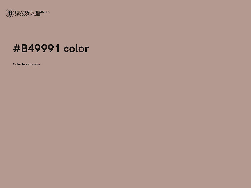 #B49991 color image