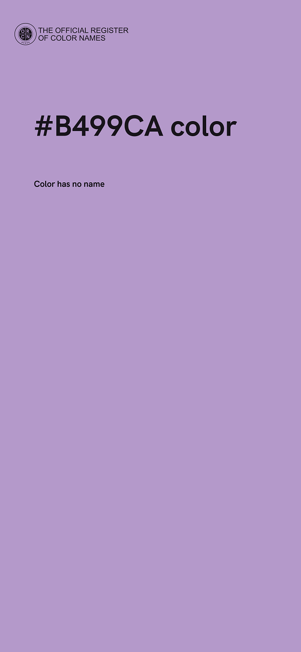 #B499CA color image